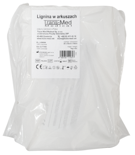 Lignin - Blatt 20*30cm 1kg weiß